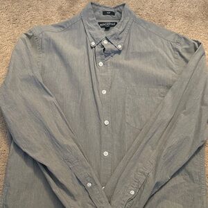 J. Crew Men's Gray Casual Button Down Shirt